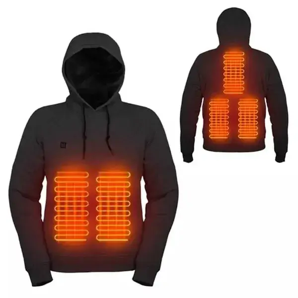 Unisex Heated Hoodie – Adjustable Heat, Quick Warm-Up, Premium Comfort