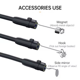 P200 Industrial Endoscope 8mm 1080P HD Camera with 4.3" LCD Screen & 8 LED Lights