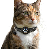 Reflective AirTag Pet Collar – Nylon Safety Buckle
