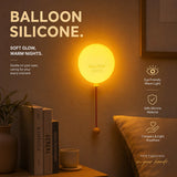 Wall-Mounted Silicone Balloon Night Light – 3-Level Glow
