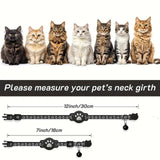 Reflective AirTag Pet Collar – Nylon Safety Buckle