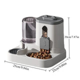 2-in-1 Pet Food & Water Dispenser – Spill-Resistant Bowl