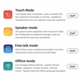 AilyMur V2 Smart Translator Earbuds – Real-Time Translation in 144 Languages