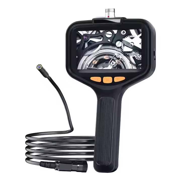 P200 Industrial Endoscope 8mm 1080P HD Camera with 4.3" LCD Screen & 8 LED Lights