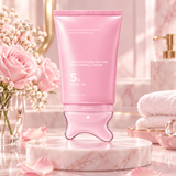 PDRN Crème de Massage Gua Sha Cou au Collagène Bouteille Rose Crème Lifting au Collagène