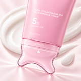 PDRN Crème de Massage Gua Sha Cou au Collagène Bouteille Rose Crème Lifting au Collagène