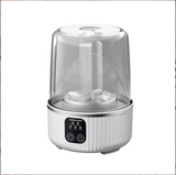Mini plastic USB-powered washing machine for underwear and socks, portable semi-automatic all-in-one washer and dryer.