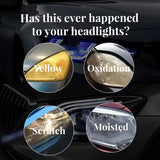 Automotive Headlight Restoration Fluid | 120ml Car Headlight Cleaner & Restorer