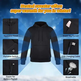 Unisex Heated Hoodie – Adjustable Heat, Quick Warm-Up, Premium Comfort
