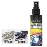 Automotive Headlight Restoration Fluid | 120ml Car Headlight Cleaner & Restorer