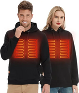Unisex Heated Hoodie – Adjustable Heat, Quick Warm-Up, Premium Comfort