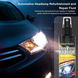 Automotive Headlight Restoration Fluid | 120ml Car Headlight Cleaner & Restorer